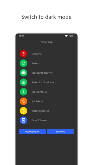 Power App  Simple Power Menu Root only